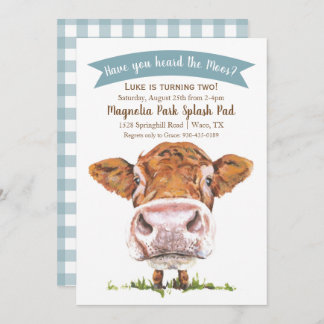 Invitation Avez-Vous Entendu L'Invitation D'Anniversaire De L