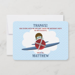 Invitation Aviateur et son avion