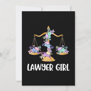 Invitation Avocate fille