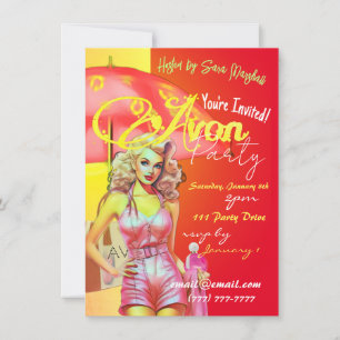Invitation Avon Party