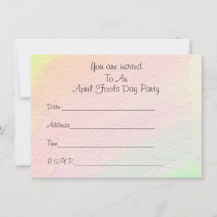 Invitation Avril -