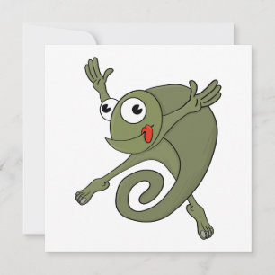 Invitation Awesome Chameleon