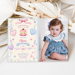 Invitation Ayez votre gâteau et mangez-le deux 2e anniversair