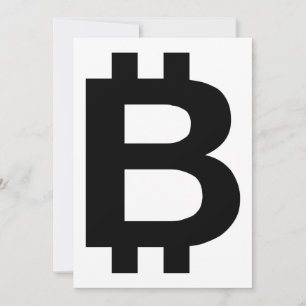 Invitation B Bitcoin en gras