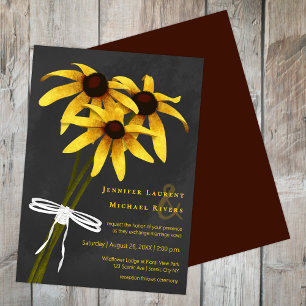 Invitation babillard fleur sauvage Black Eyed Susan