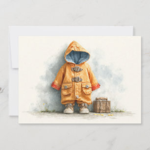 Invitation Baby Boy Firefighter 1er anniversaire