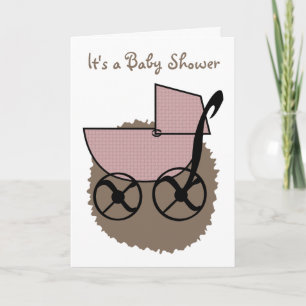 Invitation Baby Buggy Card