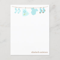 Baby Clothesline Custom Flat Merci Notes