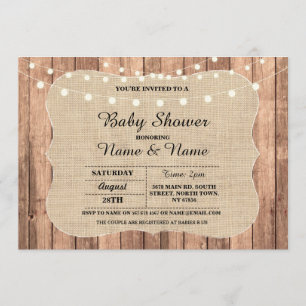 Invitation Baby Couple's Shower I DO BBQ Chalkboard Invitatio