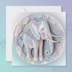 Invitation Baby Elephant Shower