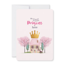 Baby Girl Rose Fairy Castle Princess Baby shower