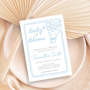 Invitation Baby In Bloom Baby Shower