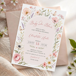 Invitation Baby In Bloom Fête Florale de Naissance