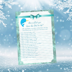 Invitation Baby Narwhal Qui Connaît Papa Meilleur Baby shower