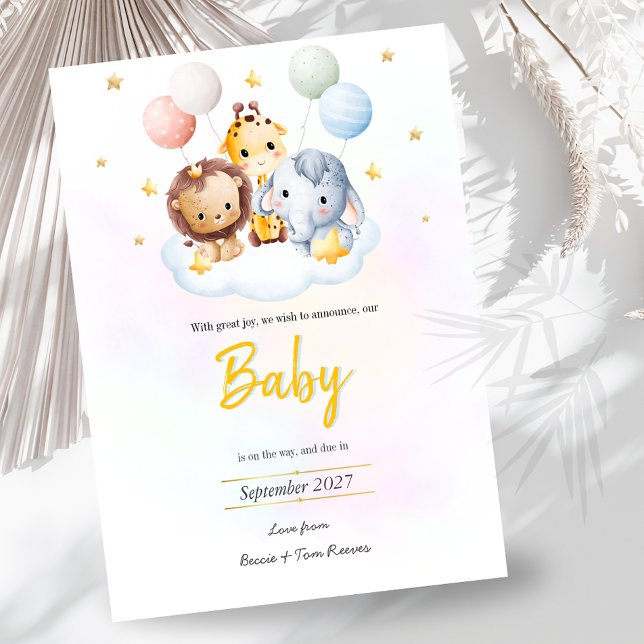 Invitation Baby on the Way Announcement (Créateur téléchargé)