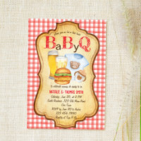 Baby Q barbecue barbecue rouge baby shower chèque