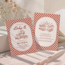 Baby Q BBQ Pique-Nique Couple Baby Shower