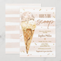 Baby-Shopping Glace Voici La Crème Baby Shower