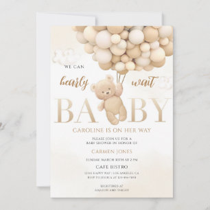 Invitation Baby-Shour avec Nounours