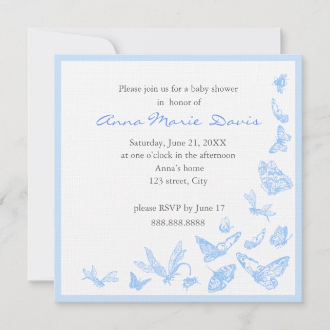 Invitation Baby shower (Devant)
