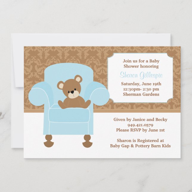 Invitation Baby shower (Devant)