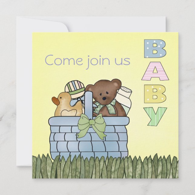 Invitation Baby shower (Devant)