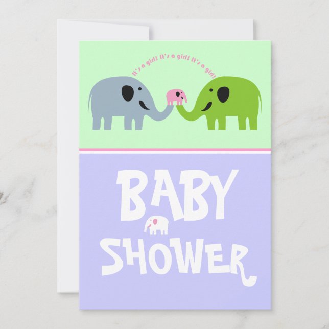 Invitation baby shower (Devant)