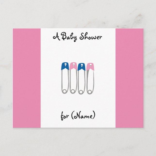 Invitation baby shower (Devant)