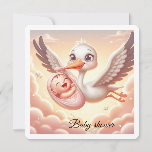 Invitation baby shower (Devant)