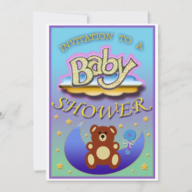 Invitation Baby shower (Devant)