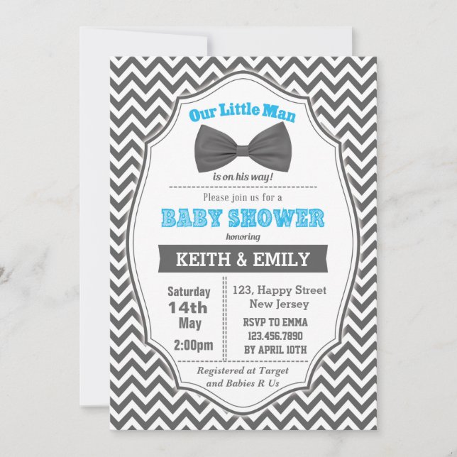Invitation baby shower (Devant)