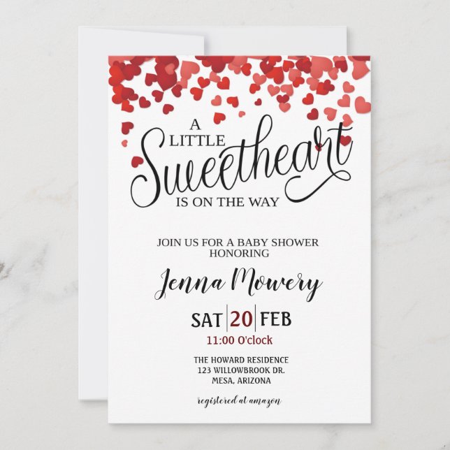 INVITATION BABY SHOWER (Devant)