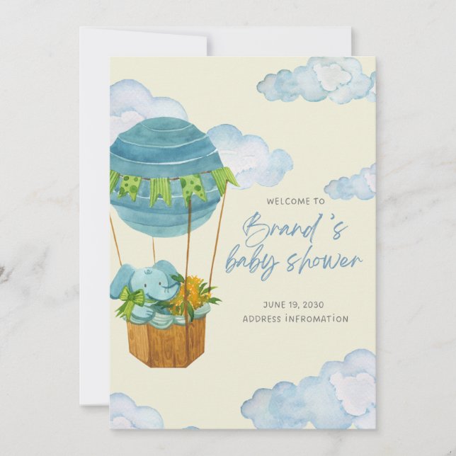 Invitation Baby shower (Devant)