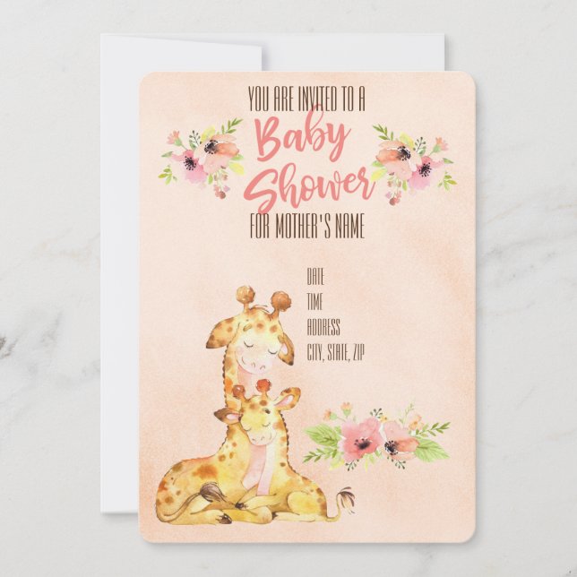 Invitation Baby shower (Devant)