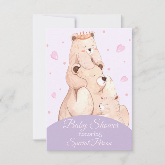 Invitation Baby shower (Devant)