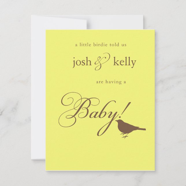 Invitation Baby shower (Devant)