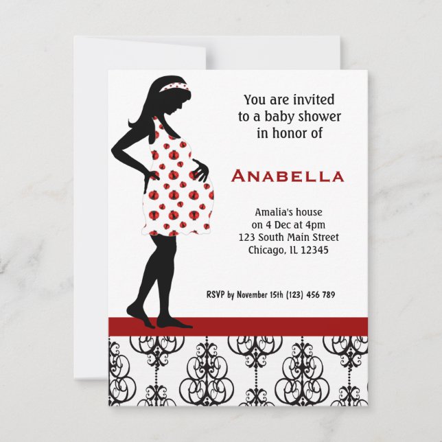Invitation baby shower (Devant)