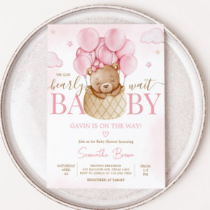 Invitation Baby shower à ballon à air chaud
