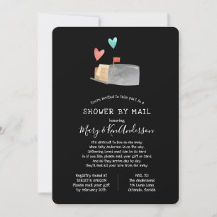 Invitation Baby shower à distance par la poste