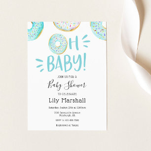 Invitation Baby shower à Donut