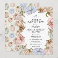 Baby shower à la menthe Citrouille Pastel