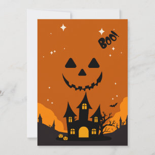 Invitation Baby shower à thème Halloween