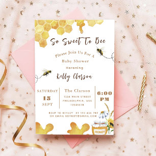 Invitation Baby shower Abee Si Douce À Être