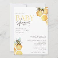 Baby Shower Abeille Bourdon