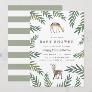 Invitation Baby shower adoré