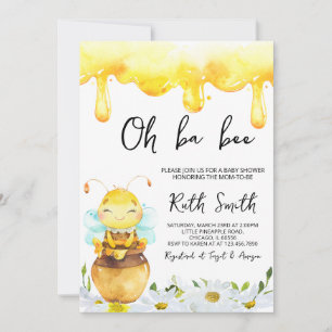 Invitation Baby shower BaBee