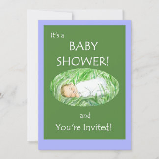 Invitation baby shower - Baby Boy
