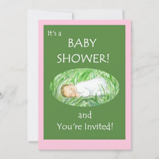 Invitation baby shower - Baby Girl