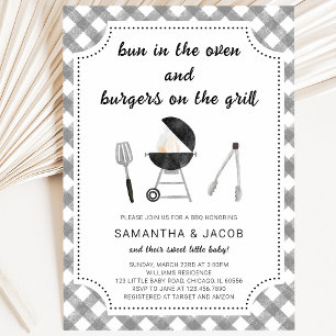 Invitation Baby shower BBQ