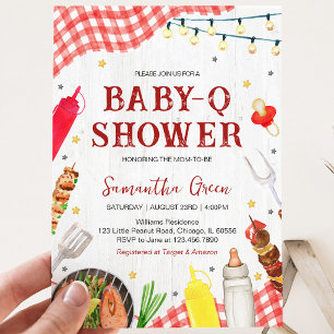 Invitation Baby Shower BBQ